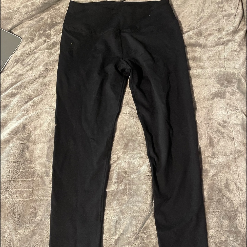 BLACK LULU LEMON LEGGINGS